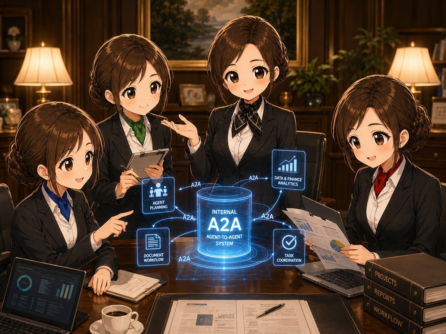 Asiacom Groupの社内A2Aシステムイメージ